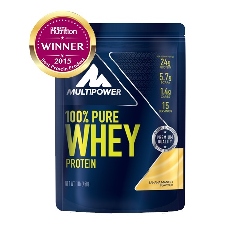 MULTIPOWER 100% PURE WHEY PROTEIN 450g - syrovátkový protein