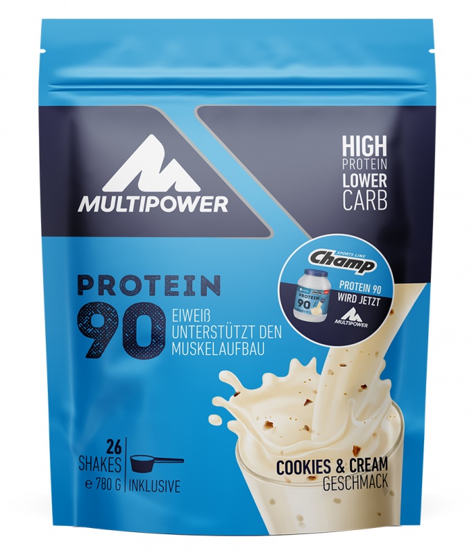 MULTIPOWER PROTEIN 90 s L-carnitinem 780g