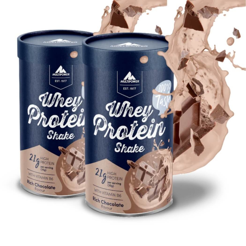 Multipower Whey Protein shake 1 + Druhý za polovinu syrovátkový protein 840 g